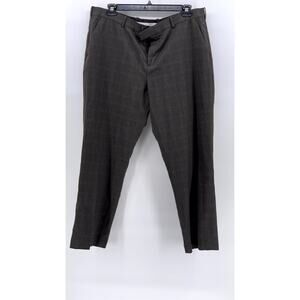 PERRY ELLIS PORTFOLIO Men's Charcoal Slim-Fit Pants SZ 40X30